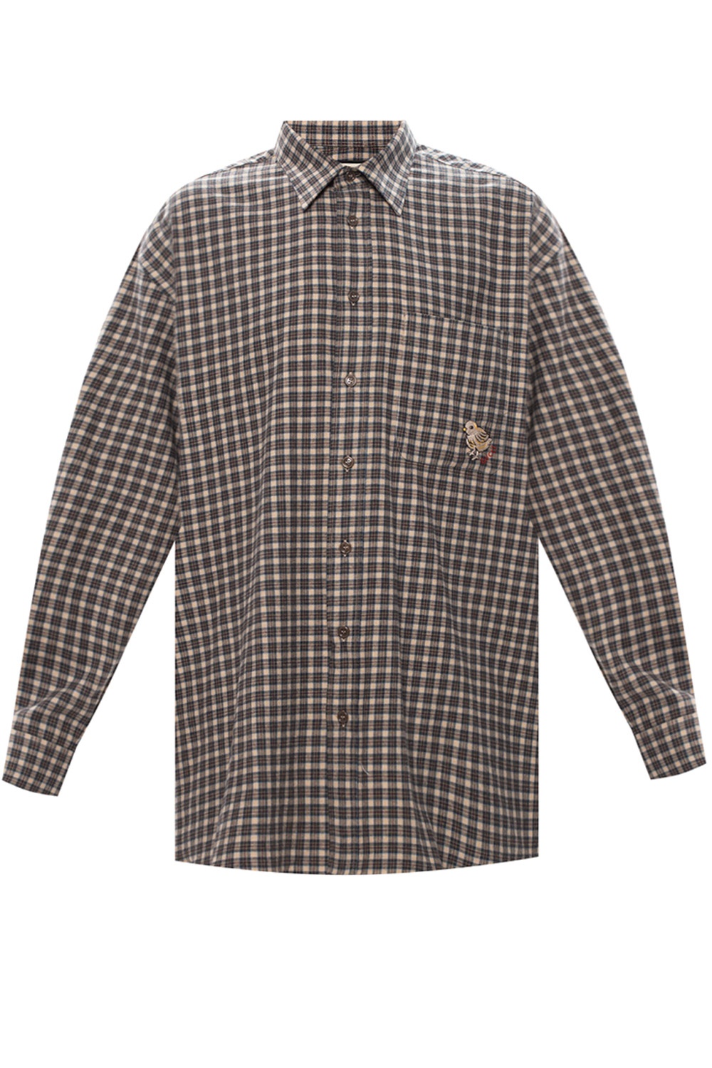 Gucci today embellished 100 cap | Checked shirt Gucci today